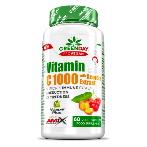 GreenDay ProVEGAN Vitamin C 1000 with Acerola Extract