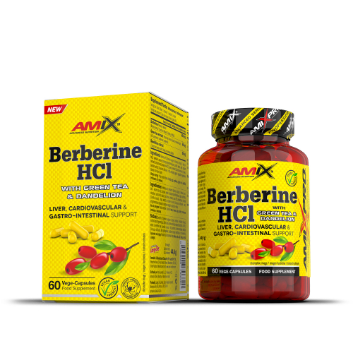 Berberine HCl with GreenTea & Dandelion 60cps