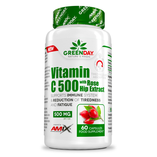 GreenDay Vitamin C 500 with Rose Hip Extract