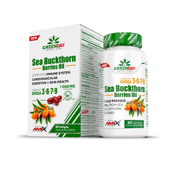 GreenDay® Sea Buckthorn Berries Oil 60 softgels BOX