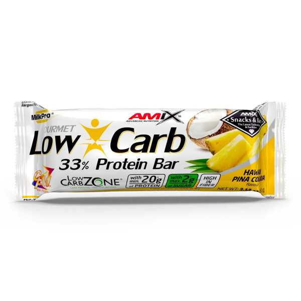 Low-Carb 33% Protein Bar Pineapple 60g