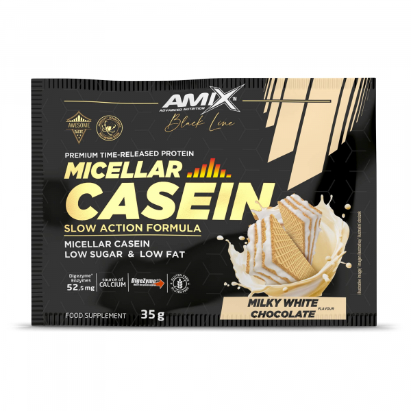 Black Line Micellar Casein Milky White Chocolate 35g