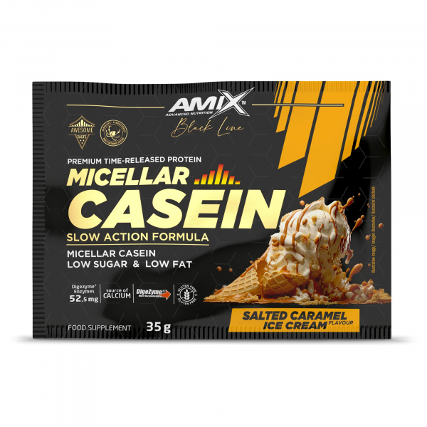 Black Line Micellar Casein Salted Caramel & IceCream 35g