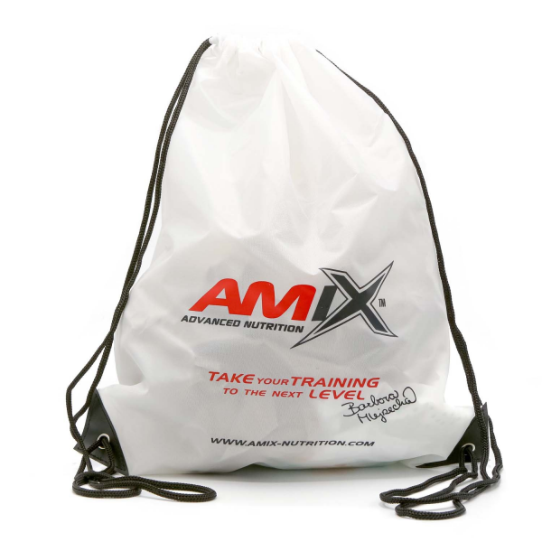 Amix® Drawstring Backsack - WHITE