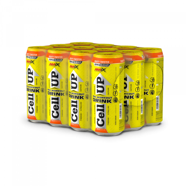 CellUP PreWorkout Drink 12x500ml Fruity Twister