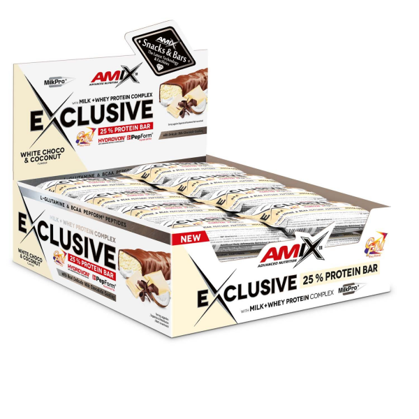 Exclusive Protein Bar 24x40g White Chocolate